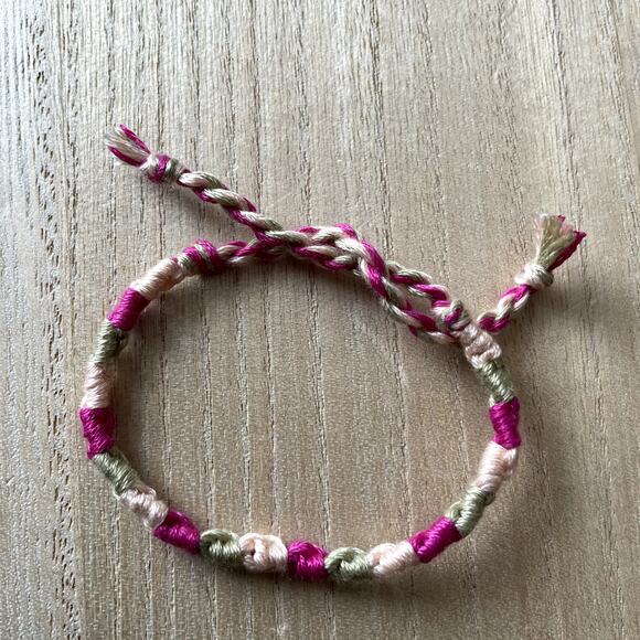 Handmade Jewelry - Hilaria Bracelet anklet trendy comfortable tie embroidery thread woven gift